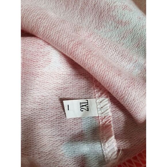 Ugly Sweater Long Sleeve Top Women's Red Christmas Winter Snowflakes 2XL - Picture 5 of 5